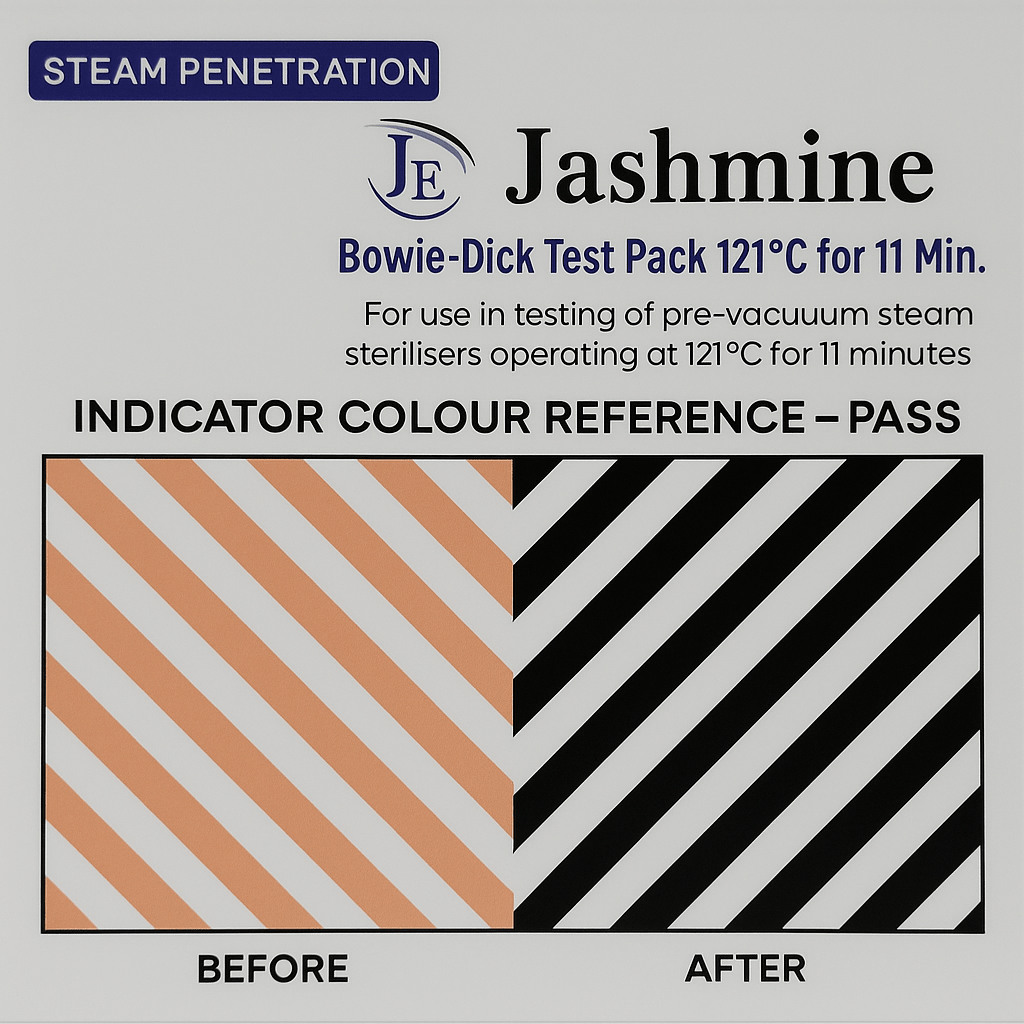 Bowie Dick Indicator Sheet Verification