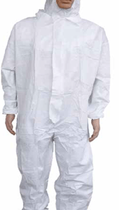 Premium disposable protective coverall suit