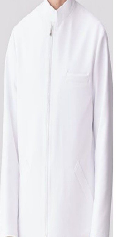 Mandarin Collar Shirt with Snaps or Velcro Neck