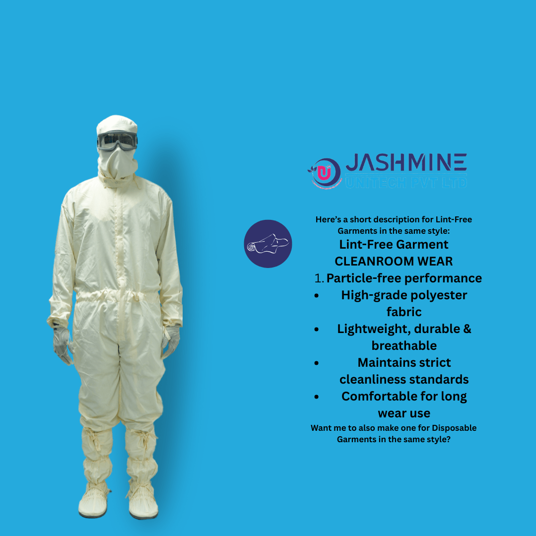 JAS Lint-Free Eye-Open Headgear & Ankle Booties Set