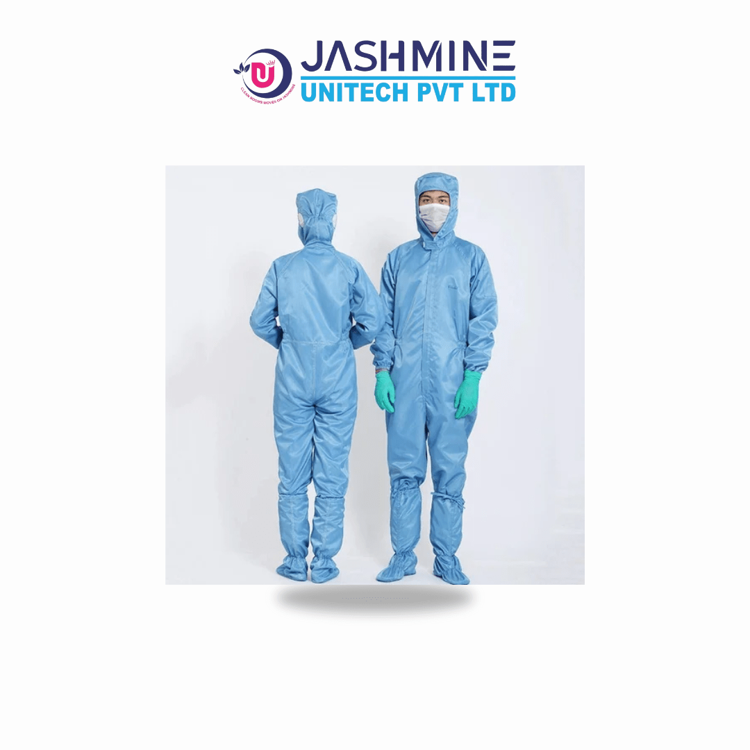 Sterile Mandarin Collar Coverall with Open-Face Hood & Knee-Length Booties