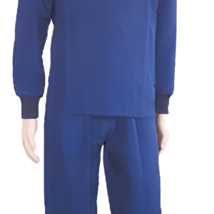 Antistatic knitted cleanroom pant and shirt set