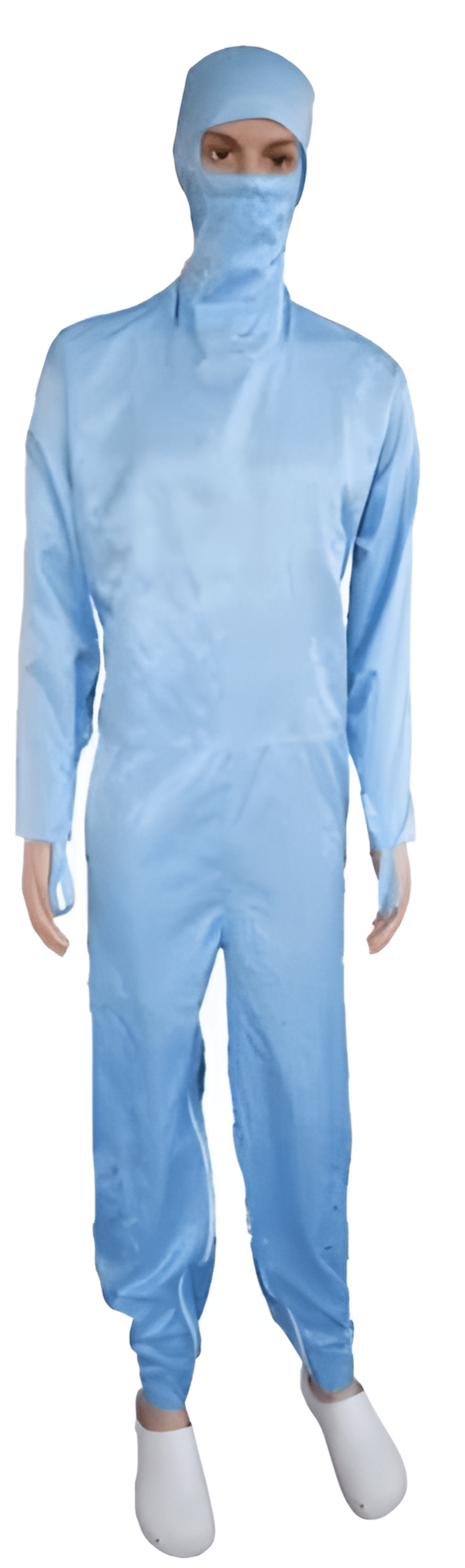 Single Touch Cleanroom Coverall Suit - Main View